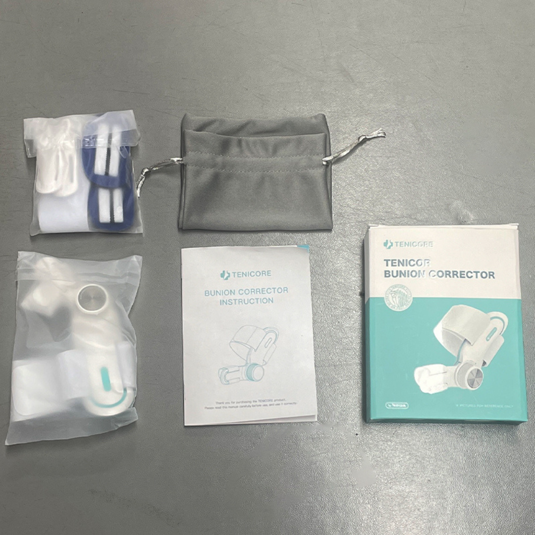 PATENTIERTE Hallux Valgus (Ballenzeh) Schiene & Training Komplett-Set